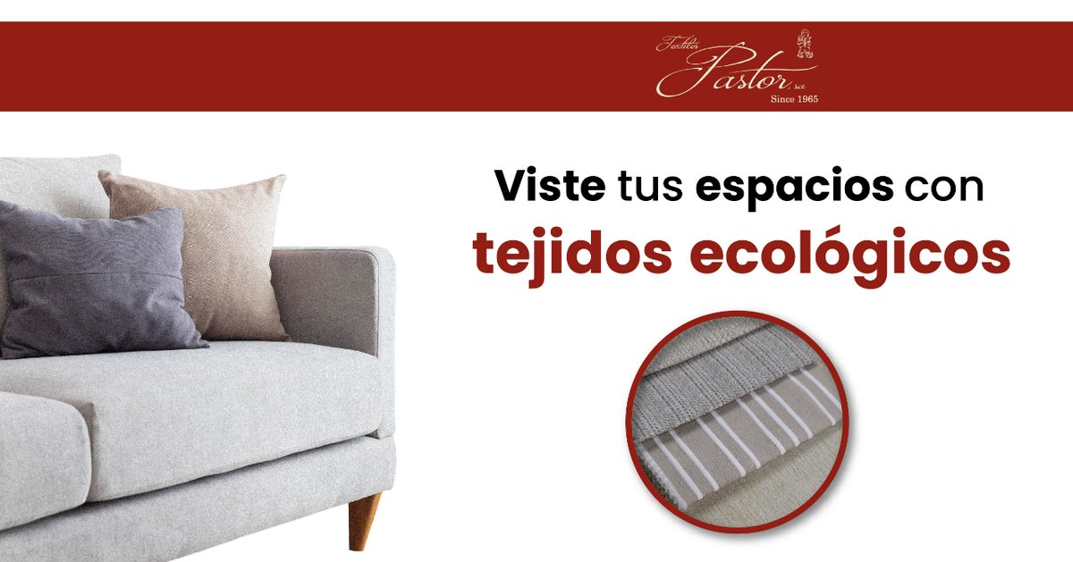 TextilesPastor's tweet image. ¿Buscas decorar tu hogar sin dejar de cuidar el medio ambiente? 

Puedes usarlos para crear desde suaves y cómodas sábanas hasta elegantes cortinas y acogedores cojines.

#TextilesParaElHogar #TextilReciclado #TejidosEcologicos #AlgodonReciclado #AlgodonEcologico #decoración
