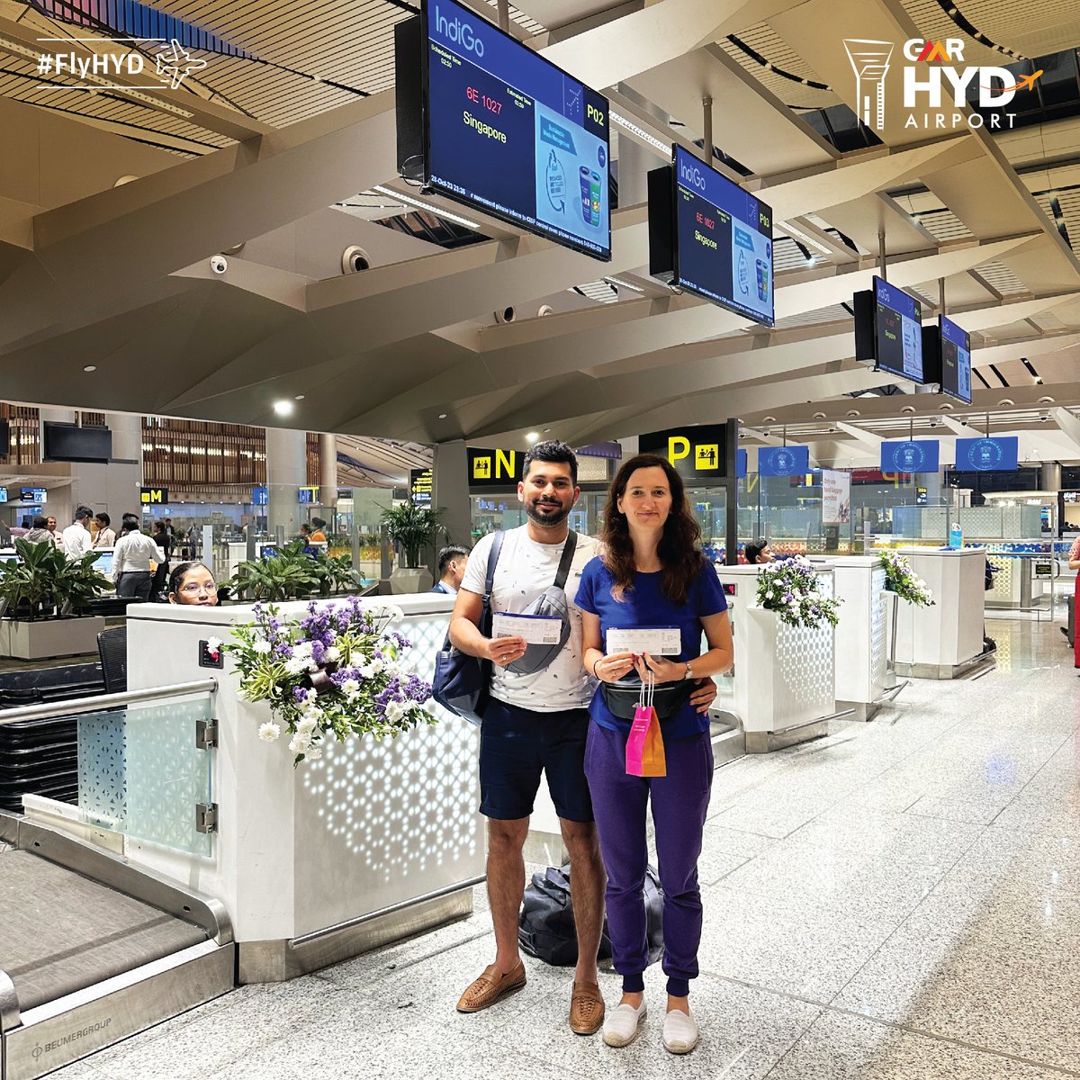 RGIAHyd's tweet image. Thrilled to celebrate Indigo's momentous launch of the Hyderabad to Singapore route. This new connection opens up boundless opportunities for business and leisure travelers alike, bridging cultures and fostering growth. Here's to the journey ahead.

#FlyHYD #HYDAirport #goindigo