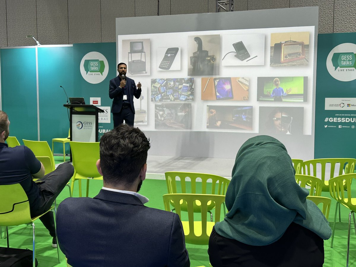 <a href="/MrNijjar_/">Baz Nijjar</a> opening the <a href="/collabuae/">#CollabUAE</a> teach meet <a href="/GESSeducation/">GESS Education</a> live on stage talking about Education 5.0 #CollabUAETM 🇦🇪 #CollabUAETM