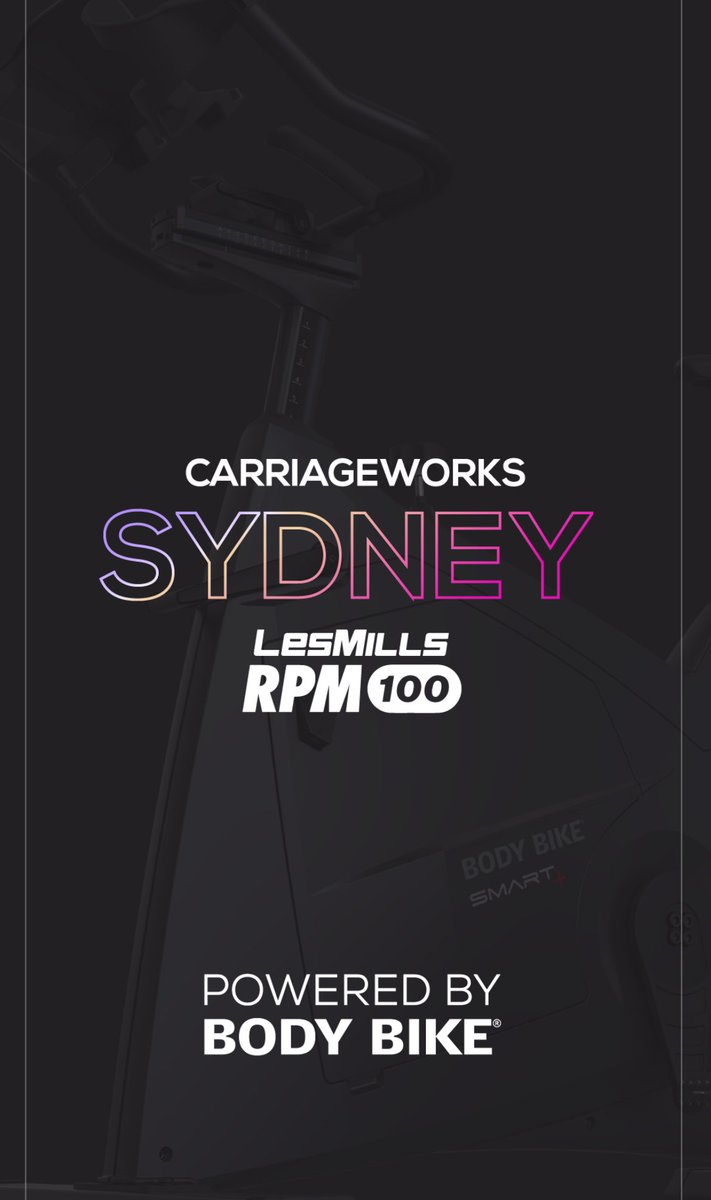 The 600 in-person tickets to RPM100 with 💯 BODY BIKE SMART+ have been sold but you can grab access to the live stream class at ⏰ 3pm Sydney time, Sunday Nov 12 at lesmills.com.au and ride at home! 

Need a bike? ♻️ 
body-bike.com.au
