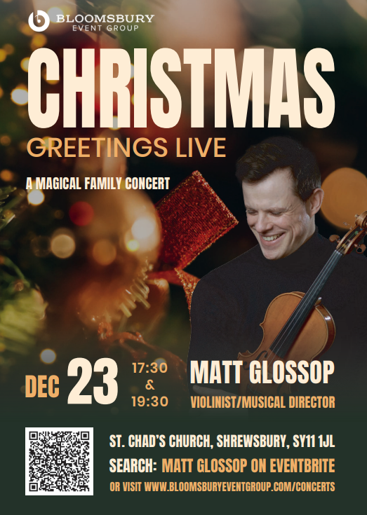 See next: Matt Glossop's early bird ticket offer open until 11th November