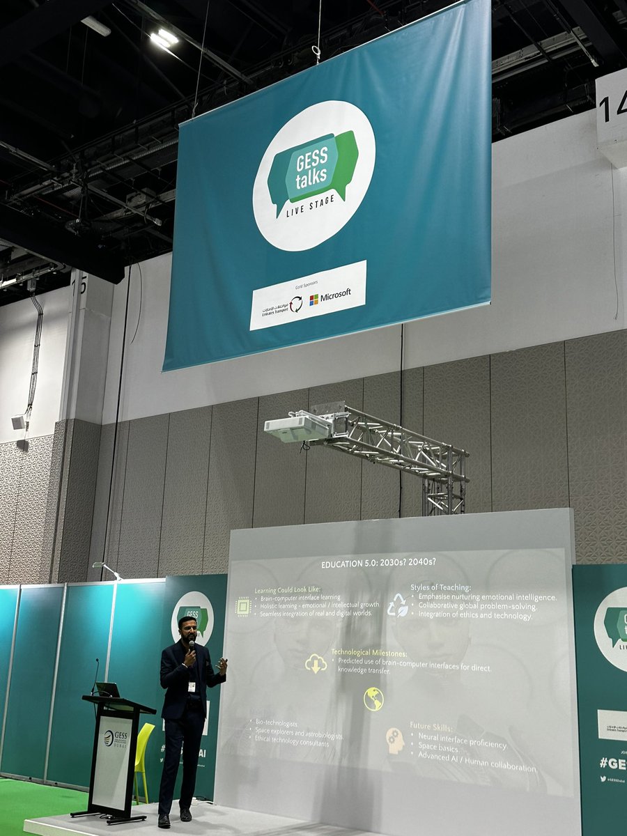 #CollabUAE is LIVE from <a href="/GESSeducation/">GESS Education</a>’s GESS Talks Live stand!

Currently <a href="/MrNijjar_/">Baz Nijjar</a> is sharing his wisdom on future pathways 

 <a href="/collabuae/">#CollabUAE</a>