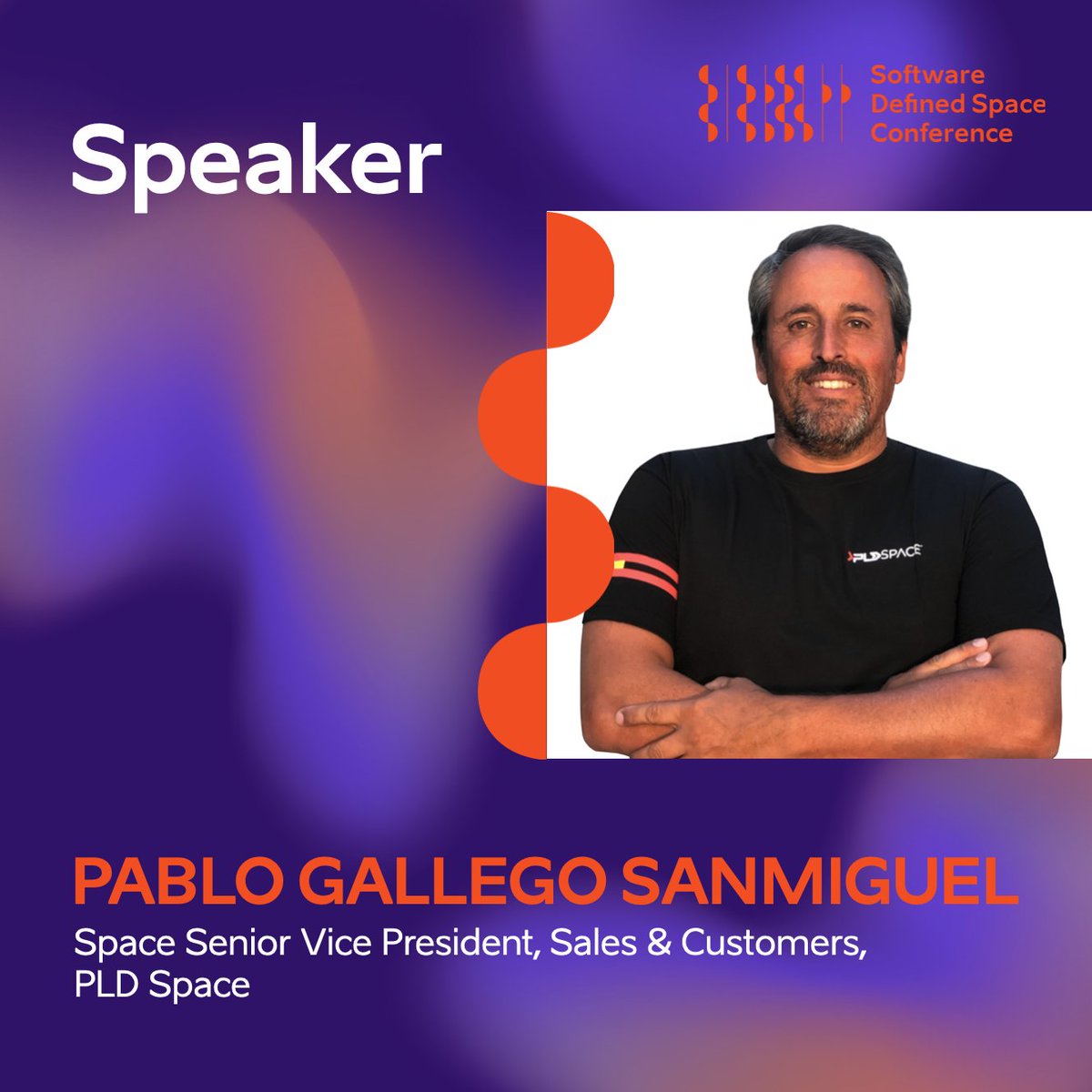 SDSC 2023 starts tomorrow and now is the last time to introduce the second world-class keynote speaker Pablo Gallego Sanmiguel 🚀

He is PLD Space Senior Vice President, Sales &amp; Customers. He has worked as a Mission Manager of Launching Services with SpaceX.

#kosmosEST
