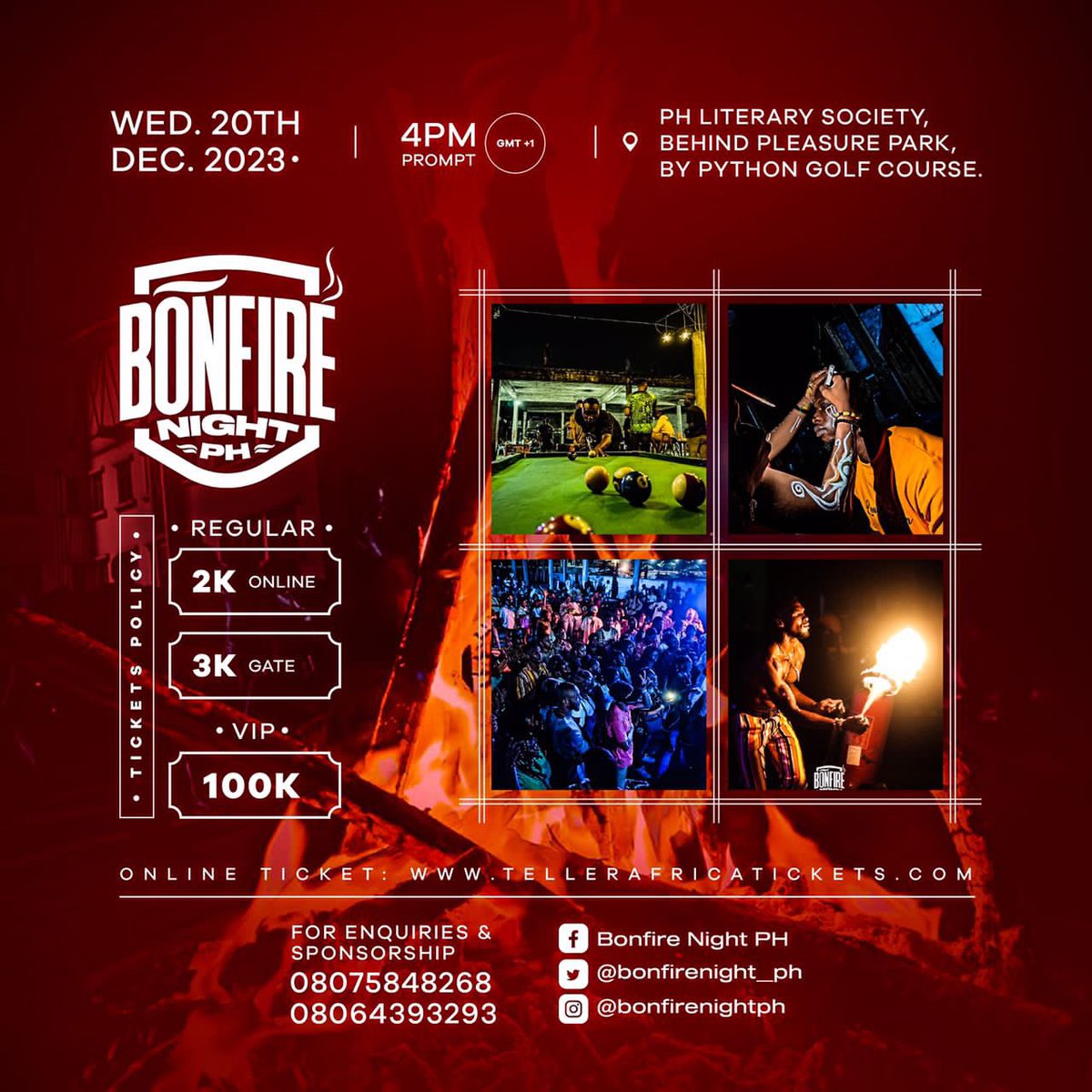 <a href="/bonfirenightph/">Bonfire Night PH</a> is waiting for you to get your ticket to another day of #dettydecember 

This December, #phcity is gonna be lit 🔥 and you don’t want to miss out on all the fun! 🤩

Get your tickets, save the date! 📌

tellerafricatickets.com 

#noniientertainment