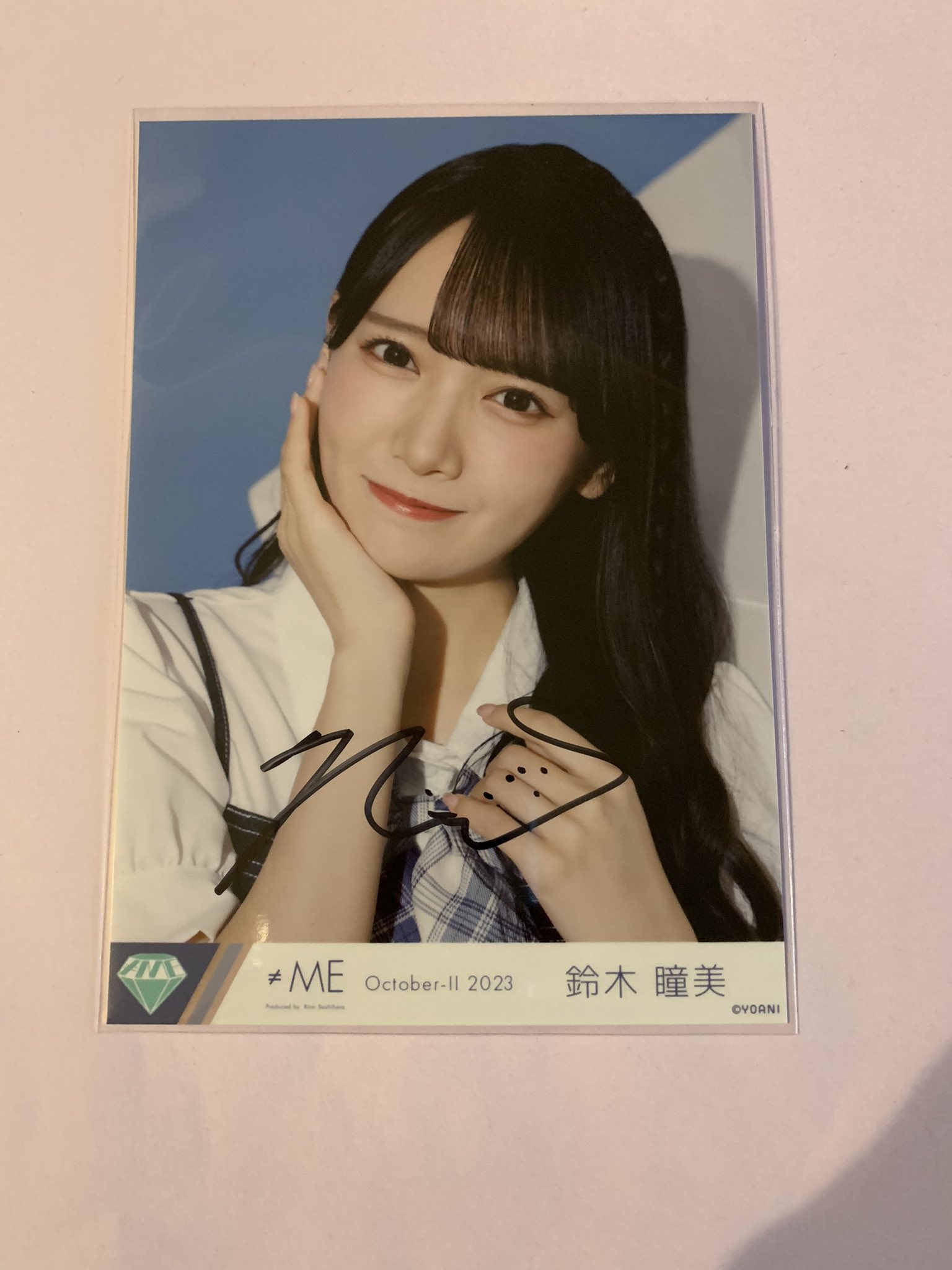 ≠ME 蟹沢萌子 ビックアクリルキーホルダー ノイミー 缶バッジくじ　直筆 ≠ME 蟹沢萌子 ビックアクリルキーホルダー ノイミー 缶バッジくじ