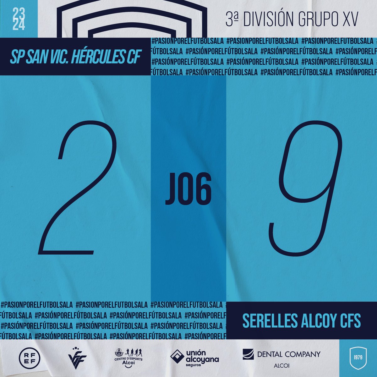 💥 3ª División &gt; Sacamos un gran +3 a domicilio 👌👏. Seguimos currando juntos 💪🔜

#PasiónPorElFútbolSala