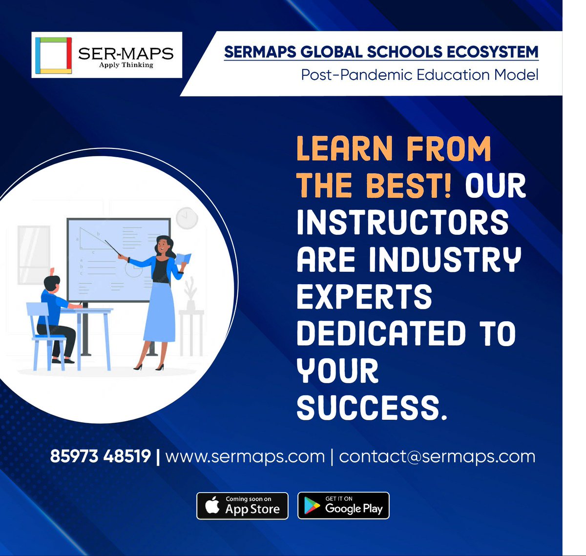 Sermaps_App's tweet photo. Learn from the best! Our instructors are industry experts dedicated to your success. 🌟🎓 #ExpertInstructors

#sermaps #sermapsschool #globalschoolofecosystem #sermapsinternationalschool #sermapseducation https://t.co/2H5YZw8DGS