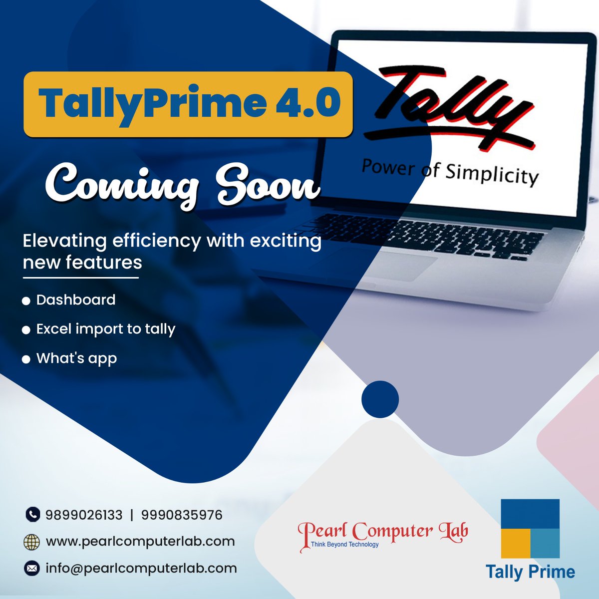 TallyPrime 4.0
Coming Soon😉👇

#tallyoncloud #tallyonmobile #tallyonrent #tallyprime #tallyerp9 #tallyerp #tallycustomization #tallysolutions #tallyservices #tallysupport #tallytssexpire #tallygold #tallysilver #tallyauditor #tallylisenceprovider #tallysoftware #Tallyaccounting