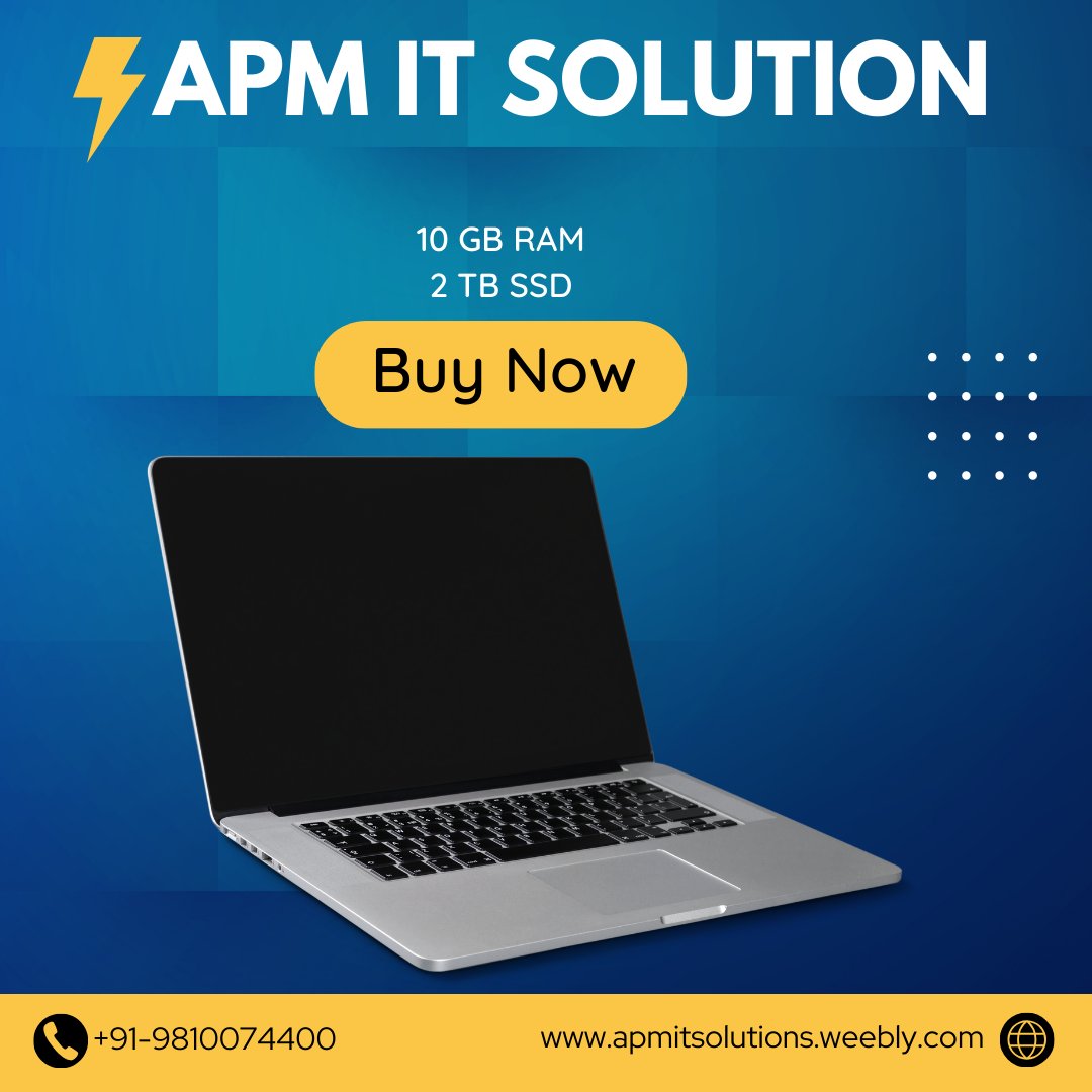 Upgrade your tech game with APM IT Solution's premium refurbished laptops! 💻✨ Discover the perfect blend of performance and savings. 

Contact us For Details: +91-9810074400
.
#TechUpgrade #RefurbishedLaptops #APMITSolution #Savings #TechRevive #TechUpgrade
#RefurbishedLaptops