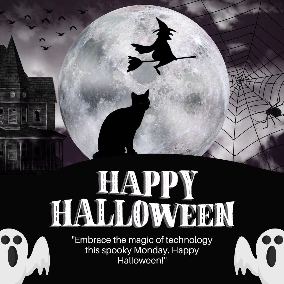 etsolutionz's tweet image. #TechMagicMonday
#HalloweenTech
#SpookyTech
#DigitalEnchantment
#HappyHalloween
#MondayVibes
#TechTreats
#GhoulishGreetings
#InnovationOnMonday
#FrighteninglyFunTech
