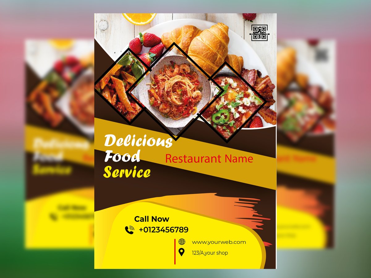 maimuna5029's tweet photo. Restaurant Flyer Design 
Designer :Maimuna Akter 
#flyer
#foodflyer
#restaurentflyer
#flyerdesign
#creativeflyer
#foodflyertamplet
#restaurentmenudesign
#graphicdesigner
#flyertampletdesign https://t.co/VUHPqUI2P8