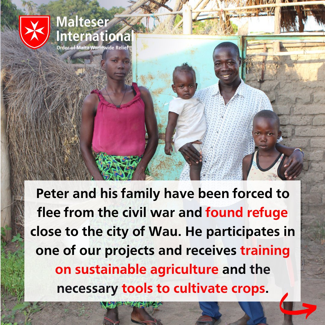 MalteserInt's tweet photo. With all the crises, many people in need are out of our focus. For example, the people in #SouthSudan. The #IntoFocus campaign wants to counteract this and looks at South Sudan and its people. One of them is Peter. @AuswaertigesAmt @AA_stabilisiert #MalteserInternational https://t.co/chyjC2VgBV