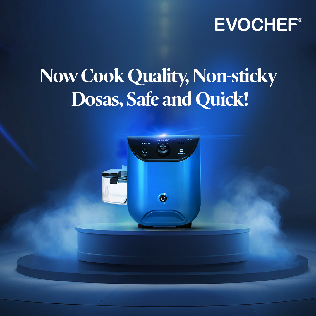 evochef_india's tweet photo. Let EC Flip redefine your dosa-making journey, from hours of hassle to moments of magic. Safety and satisfaction come first!

#ecflip #dosamaker #evochefecflip https://t.co/dMlGyWzGRr