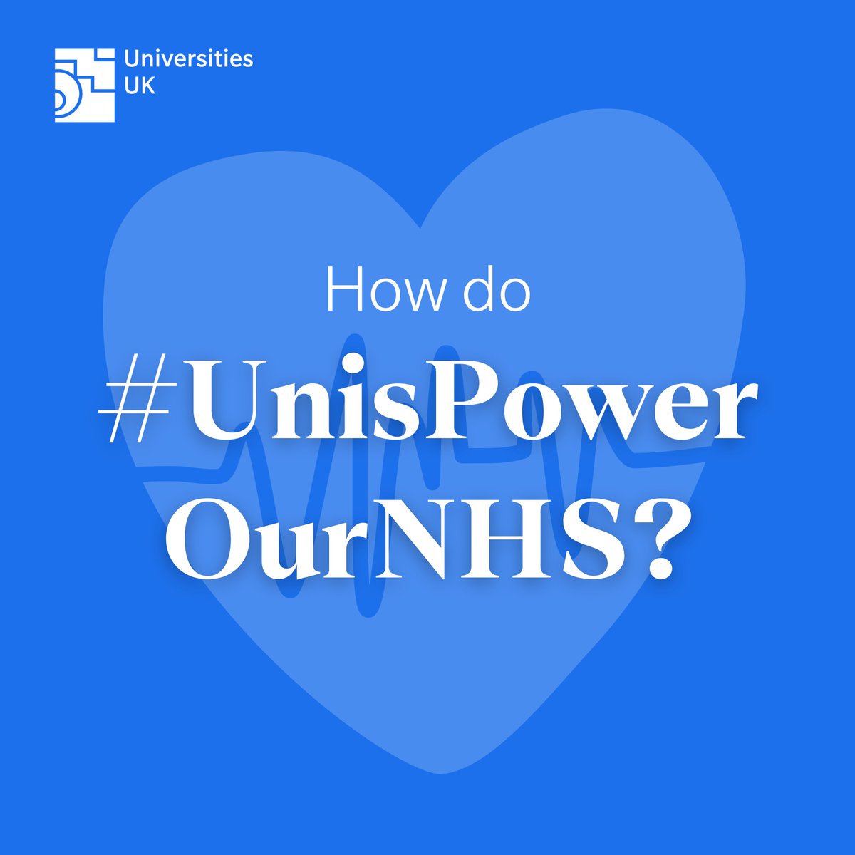 NEW 🌟 

How can universities contribute to the success of the NHS long-term workforce plan? 🏥

Today we're launching our recommendations for how universities can improve health education in England👇

#UnisPowerOurNHS 

loom.ly/9jKjSuM