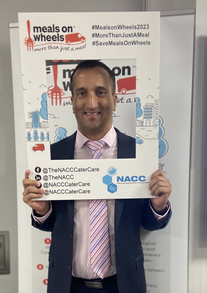 Good luck to everyone raising awareness for @NACCCaterCare #MealsonWheels2023 week. This is a vital #nutritional service for those vulnerable in our communities that is #Morethanjustameal . Find out how to get involved via shorturl.at/pzH28 #SaveMealsonWheels