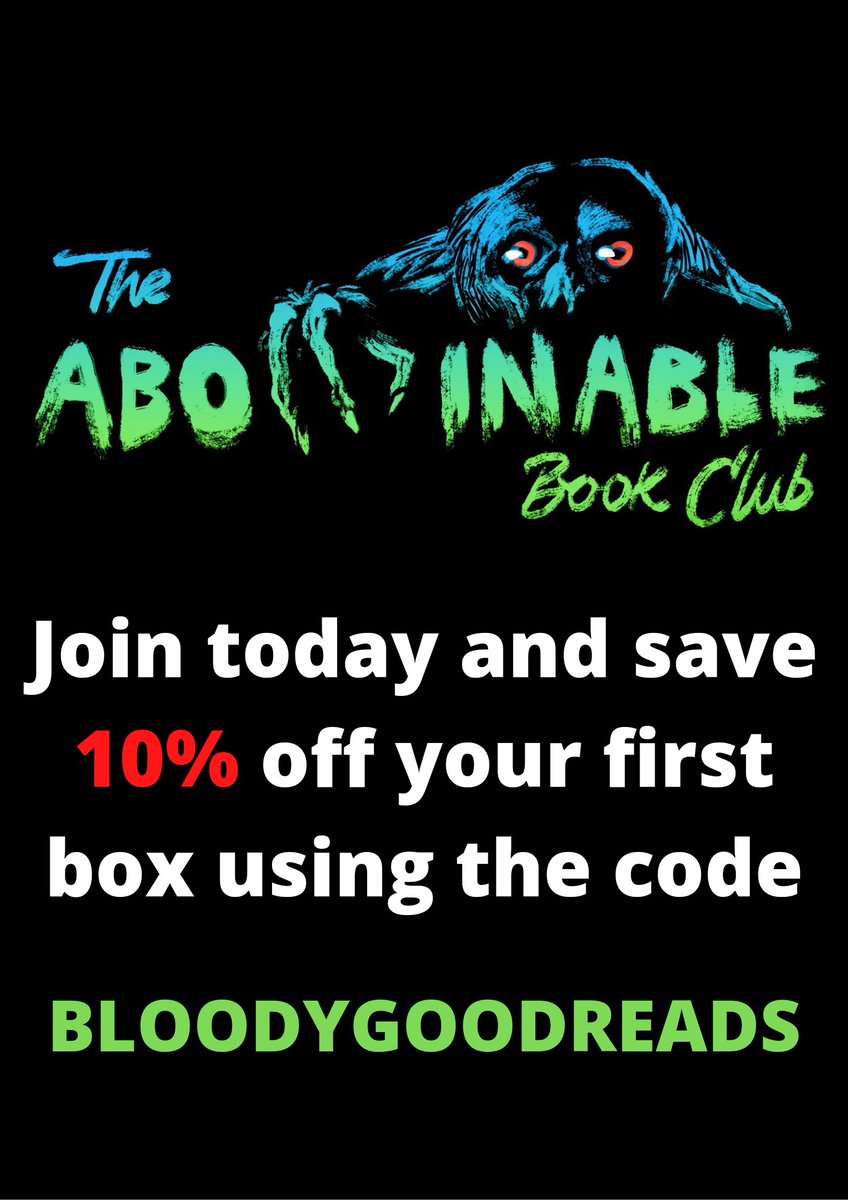 It's #halloween tomorrow and what better way the celebrate then by subscribing to our amazing friends over at <a href="/abominablebook/">The Abominable Book Club</a> the uk's best horror and thriller book box service. You can also get 10% off using the code BLOODYGOODREADS at checkout