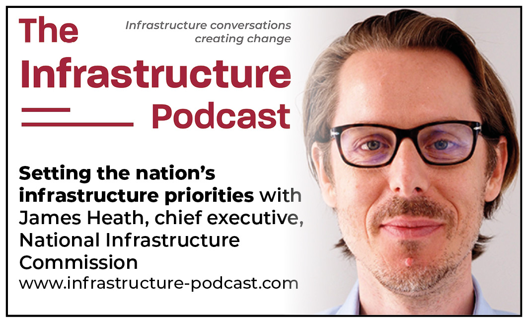 “With the power of office comes responsibility to face up to challenges that sit well beyond any given electoral cycle,” says @James Heath, chief executive of the @National Infrastructure Commission on @The Infrastructure Podcast this week Have a listen at infrastructure-podcast.com