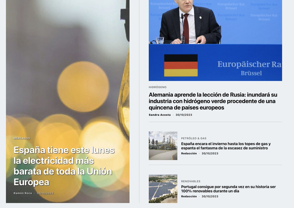Ramón Roca (@rrocasalamero) on Twitter photo TRANSICIÓN ENERGÉTICA. Voy a explicar en un hilo por qué la portada de hoy de <a href="/Per_Energia/">El Periódico de la Energía</a> me gusta mucho por su variedad de temas que explican muchas cosas de la transición energética. HILO VA con las noticias y su pequeña explicación TRANSICIÓN ENERGÉTICA. Voy a explicar en un hilo por qué la portada de hoy de <a href="/Per_Energia/">El Periódico de la Energía</a> me gusta mucho por su variedad de temas que explican muchas cosas de la transición energética. HILO VA con las noticias y su pequeña explicación