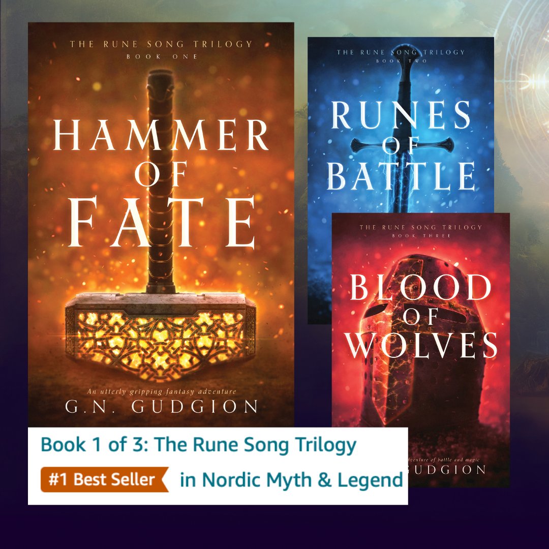 Feeling a bit smug this morning. Hammer of Fate, first of the Rune Song epic fantasy trilogy, is an Amazon #1 Best Seller. What more can an author want?

Coffee!
@SecondSkyBooks 
#books
#epicfantasybooks
#epicfantasynovels
#fantasybooks
#fantasyseries
#historicalfantasy
#runes