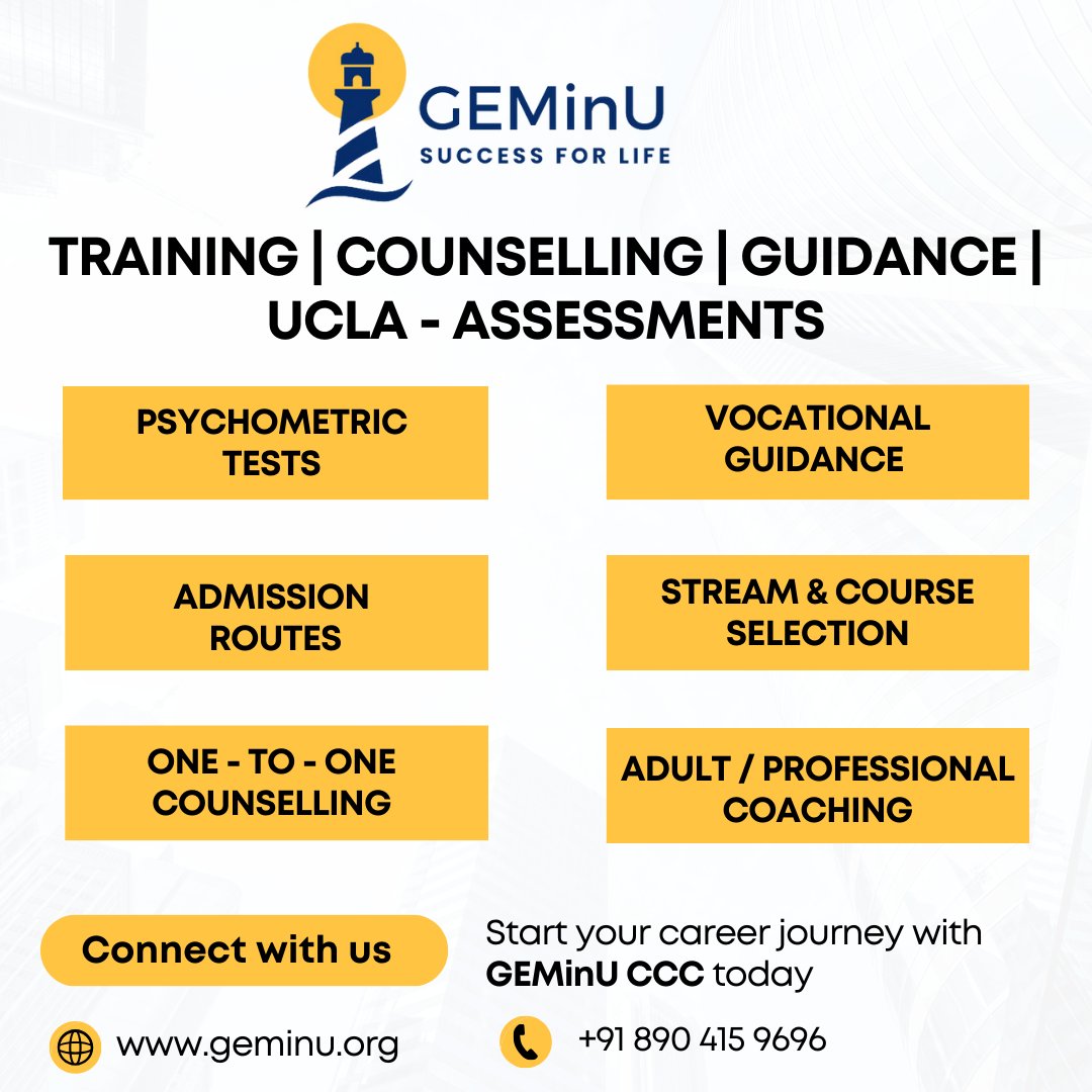 GEMinU3's tweet photo. Elevate your personal and professional journey with our comprehensive support. Your success story begins here.

Connect with us to know more - info@geminu.co.in https://t.co/f8ObE41ihe