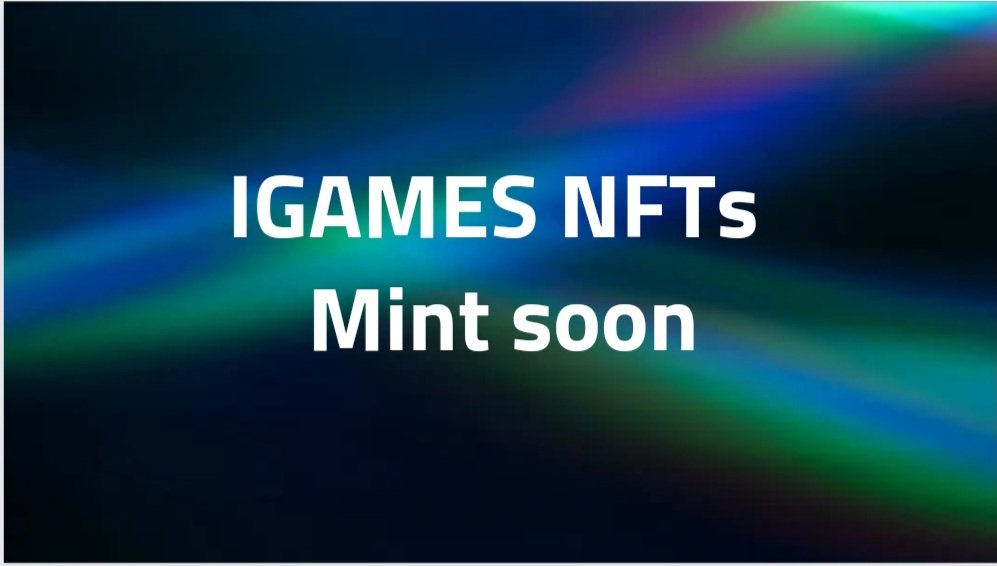 Spencer918_'s tweet photo. Prepare for the arrival of the iGames Explorer NFT collection! Exceptional NFTs are on the horizon, offering you a chance to create your own digital gaming legacy. Keep an eye out for the release! 🚀🎮 #NFTs #iGamesExplorer #iGamesworld $IGS #Arbitrum https://t.co/BSLgAHUvtS