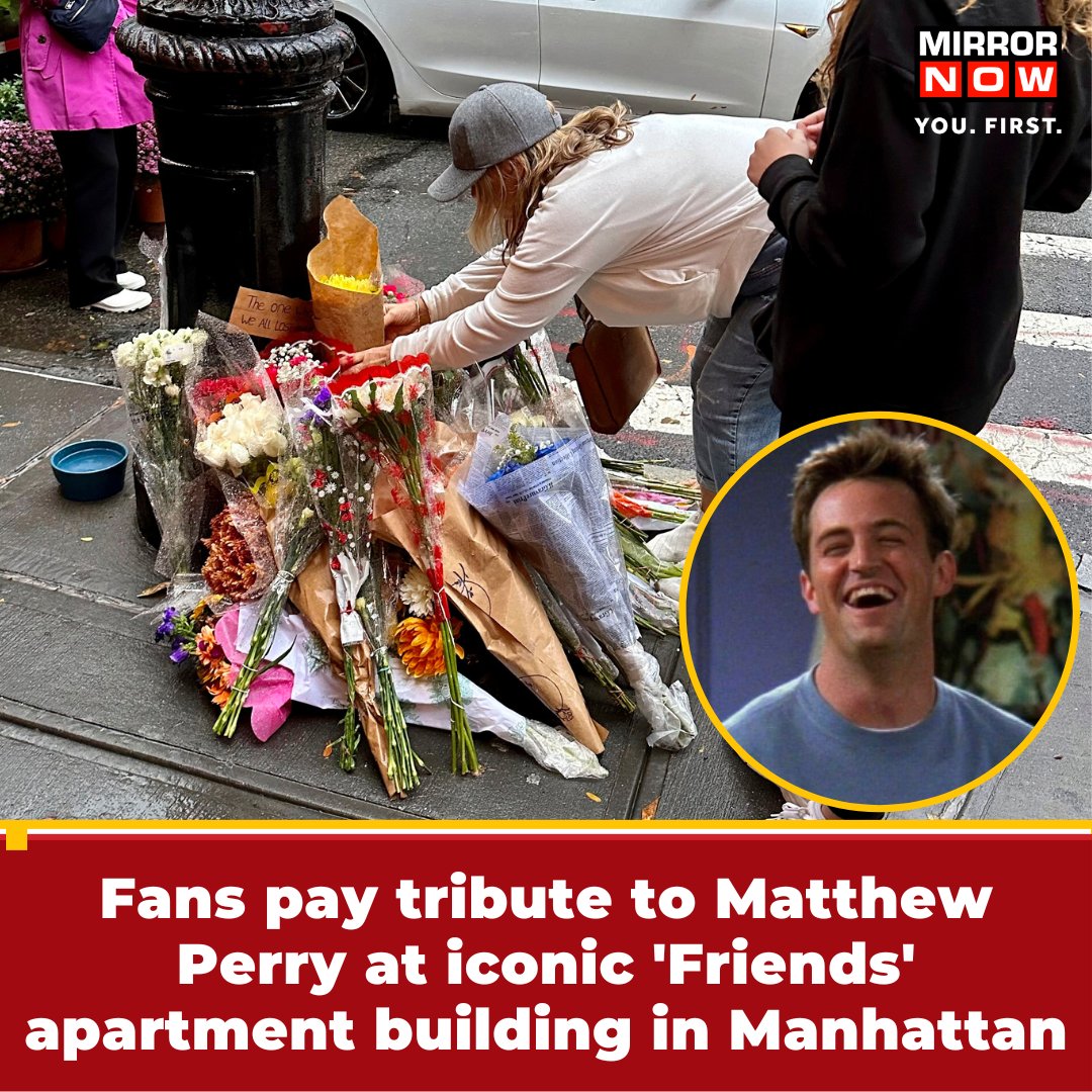 The one where we all lost a friend 💙 fans paying tribute to Matthew P, Apartment Nyc