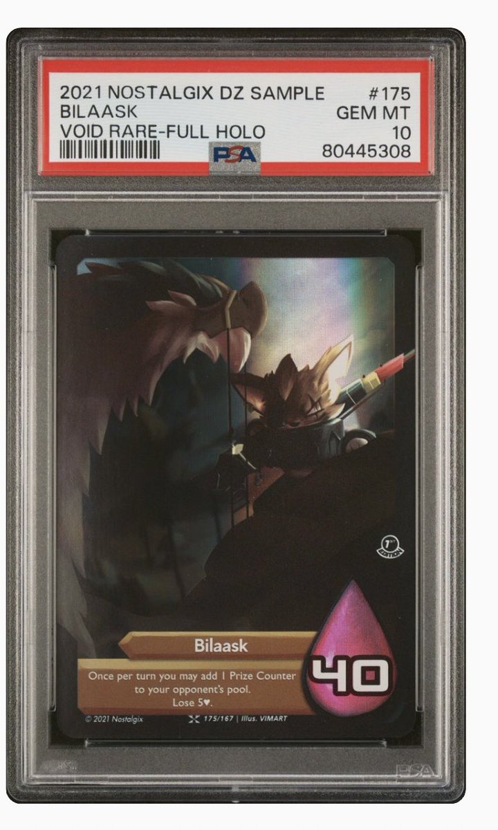 warriorsoz's tweet photo. Nostalgix Void Rare @NostalgixTCG #tradingcards #PSA @PSAcard #ComicCon https://t.co/9lw3RaITku