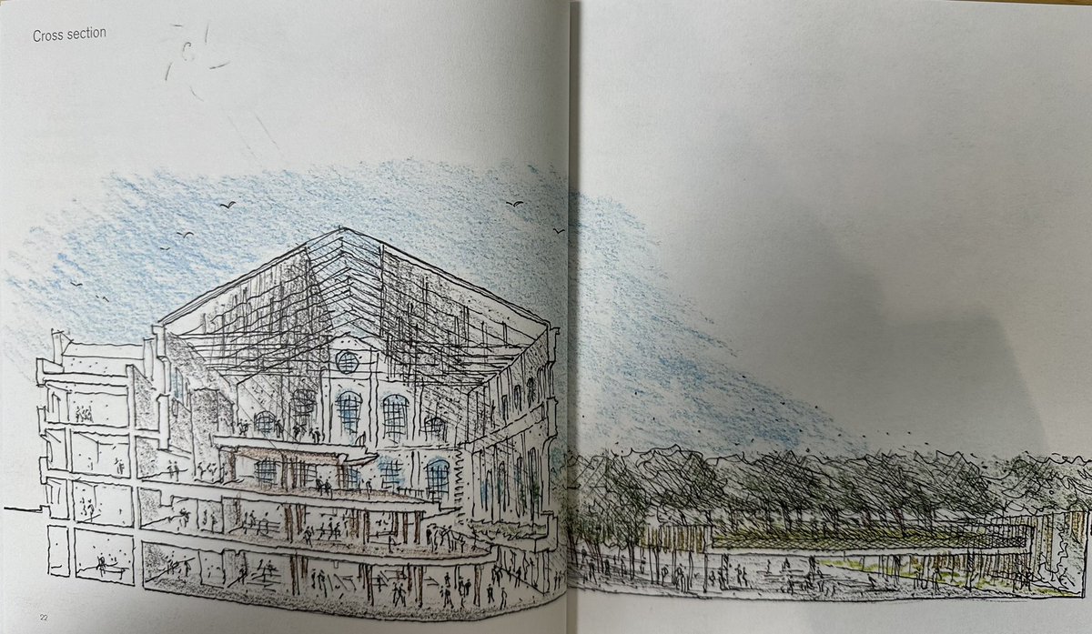 LolaOrtizSanch2's tweet photo. 👇#FelizLunes os comparto hoy esta magnífica recuperación de un edificio industrial #OMBU convertido gracias a @NormanFosterFdn y a @ACCIONA en un edificio de oficinas espectacular, cumpliendo los #ODS que ha supuesto la creación de 10.000m2 de espacios verdes, -50%de coches‼️ https://t.co/OLaPTKOeqY