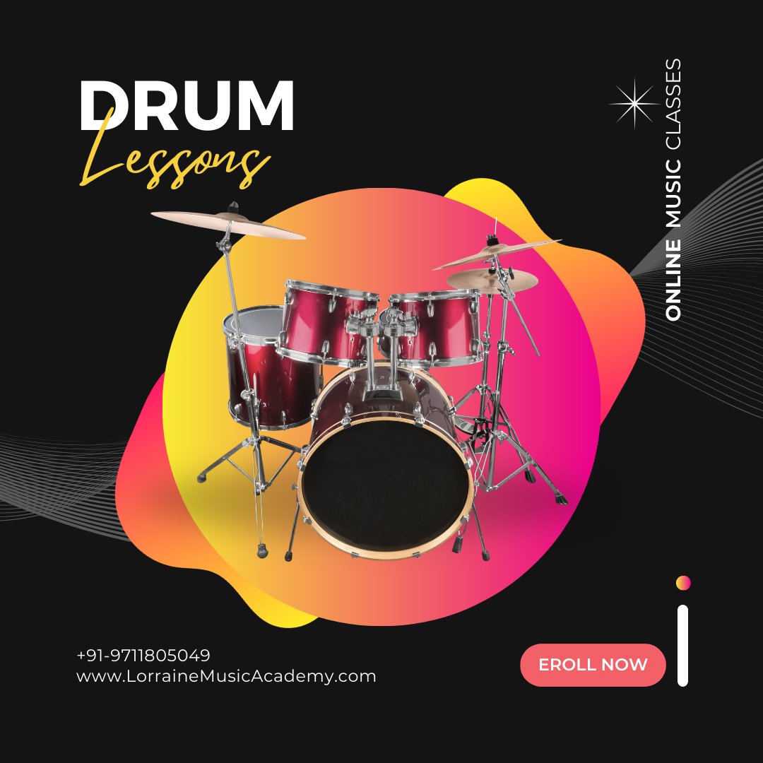 LorraineMusicA's tweet image. Beat to the rhythm of your schedule with our online #drum lessons! 
Join us &amp;amp; let&apos;s groove together from wherever you are
lorrainemusicacademy.com/trial-class
.
#OnlineDrumLessons #drums #drummer #drumming #drumlessons #musiceducation #globaleducation #globalgoals #onlinecourses #drumandbass