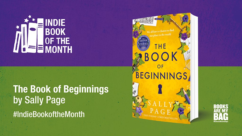 “Indie bookshops feel like home. There is no better feeling than to see your book in an indie bookshop.” - <a href="/SallyPageBooks/">Sally Page</a> 

Discover The Book of Beginnings, our Fiction Book of the Month, at your local bookshop.

#IndieBookoftheMonth
<a href="/BoroughPress/">The Borough Press</a>