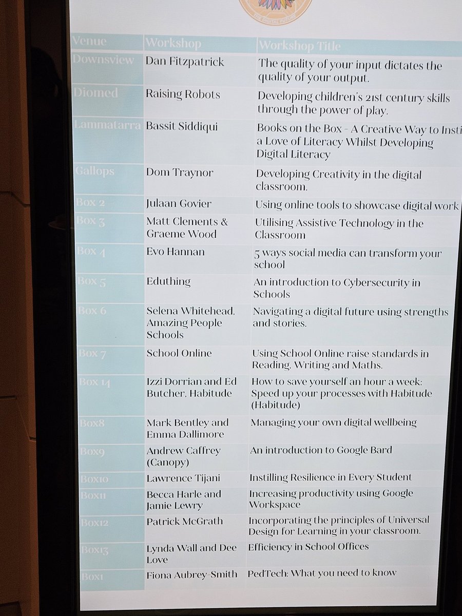 JulaanGovier's tweet photo. It is a pleasure and privilege to be able to share my expertise today at the #LEOConference23 and represent @CCJacademy! 🧡🦁
I am thoroughly looking forward to a day of professional learning and personal development! #thedigitalfuture @LEOacademies https://t.co/pAz8h1g1Nr