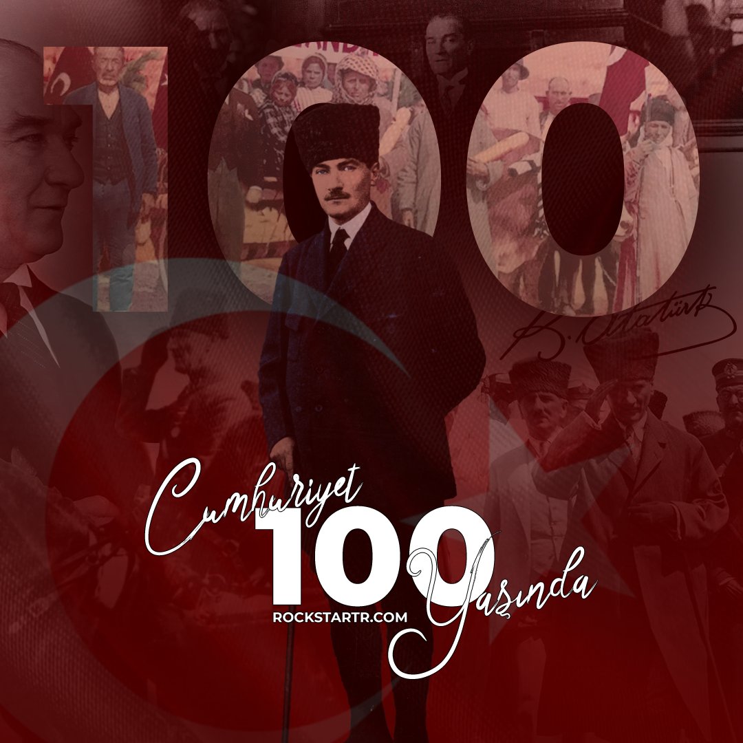 En büyük bayram kutlu olsun! Cumhuriyetimizin 100. yılını ilk günkü heyecan ve gururla kutluyor, Ulu Önder Mustafa Kemal Atatürk'ü saygı ile anıyoruz. Cumhuriyetimiz, 100 yaşında!

#CumhuriyetBayramıKutlu #100YılKutluOlsun #ataturk #turkiye100 #Turkiye #29EkimCumhiyetBayramımız