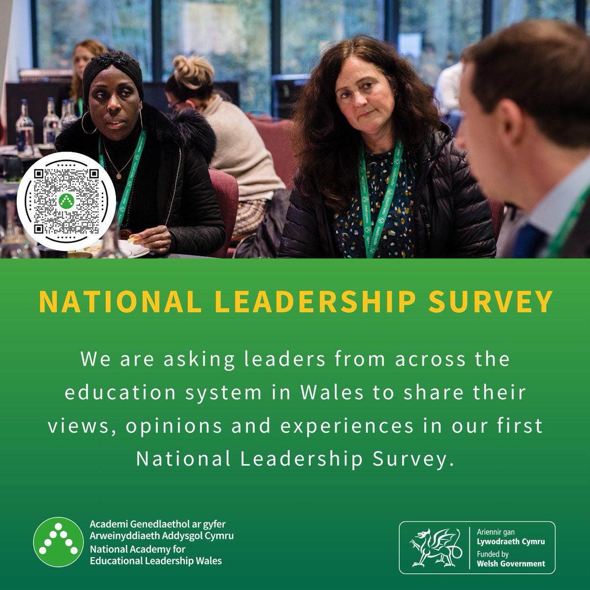 Middle leaders and senior leaders, have you completed our National Leadership Survey?  

Share your  views, opinions and experiences in our first National Leadership Survey now.  

To fill in the survey, visit the link below: ow.ly/rHml50PUFur

<a href="/EstynHMI/">Estyn</a>
<a href="/quals_wales/">Qualifications Wales</a>