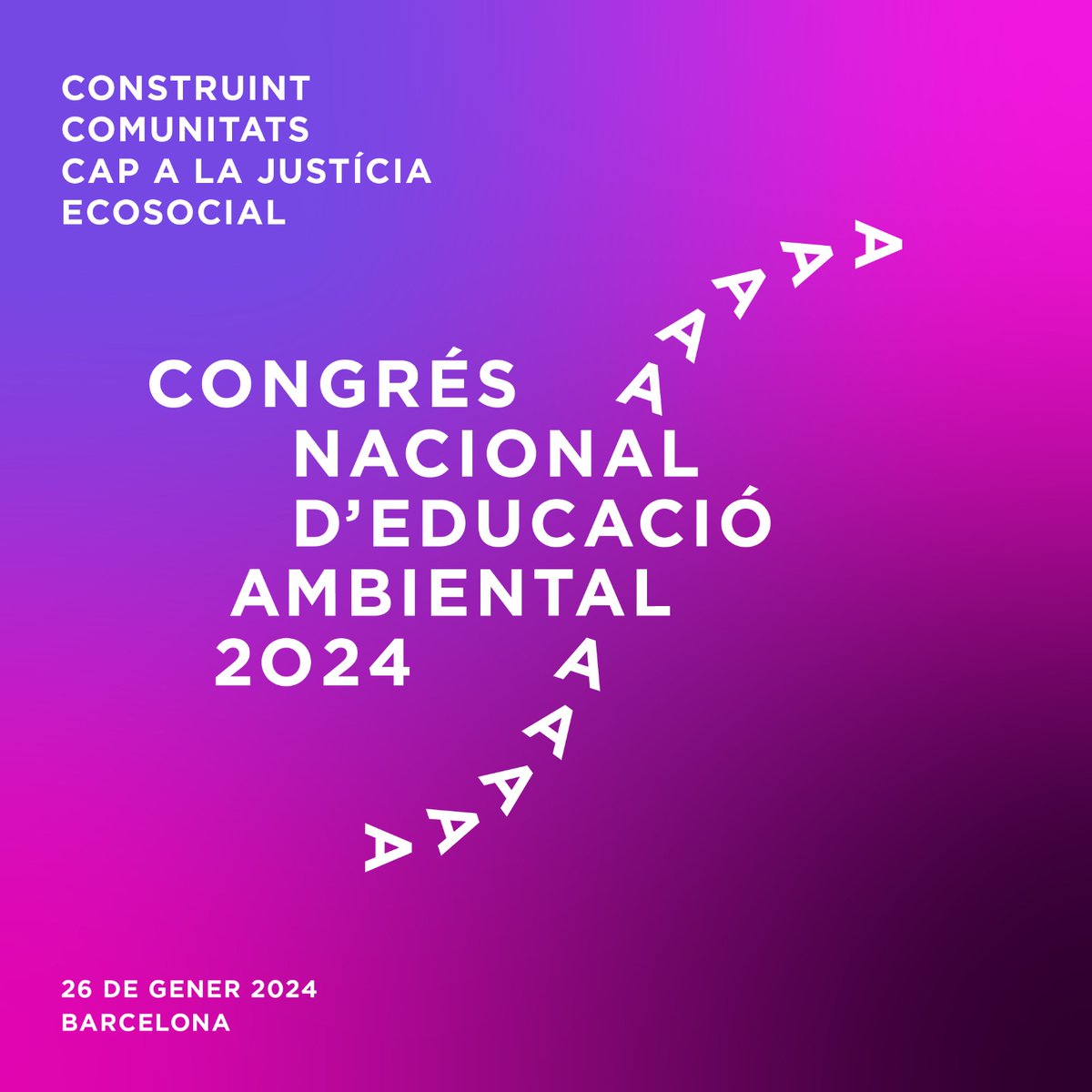 Bon dia! Recordeu que demà 31 d'octubre finalitza el termini per lliurar la vostra candidatura per fer una comunicació al #cnea_cat i compartir la vostra experiència o projecte per construir comunitats cap a la justícia ecosocial. Més info: cnea.cat
