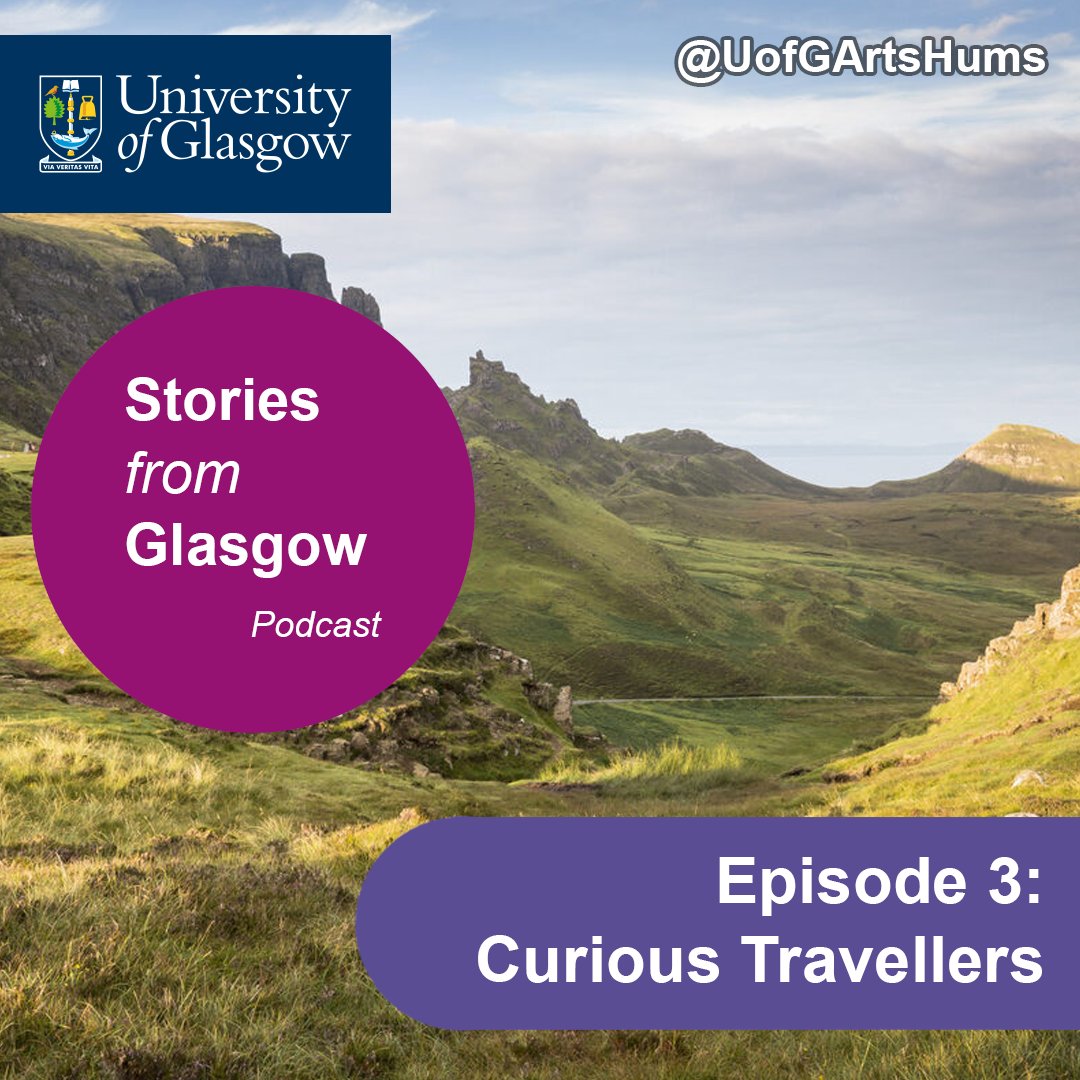 Whose writing inspired countless travellers and played a key role in the birth of tourism to Scotland and Wales?  

Profs Nigel Leask @uofgenglit & Mary-Ann Constantine @Ganolfan tell the story of a curious traveller on #StoriesFromGlasgow.  

Listen  
gla.ac.uk/artspodcast