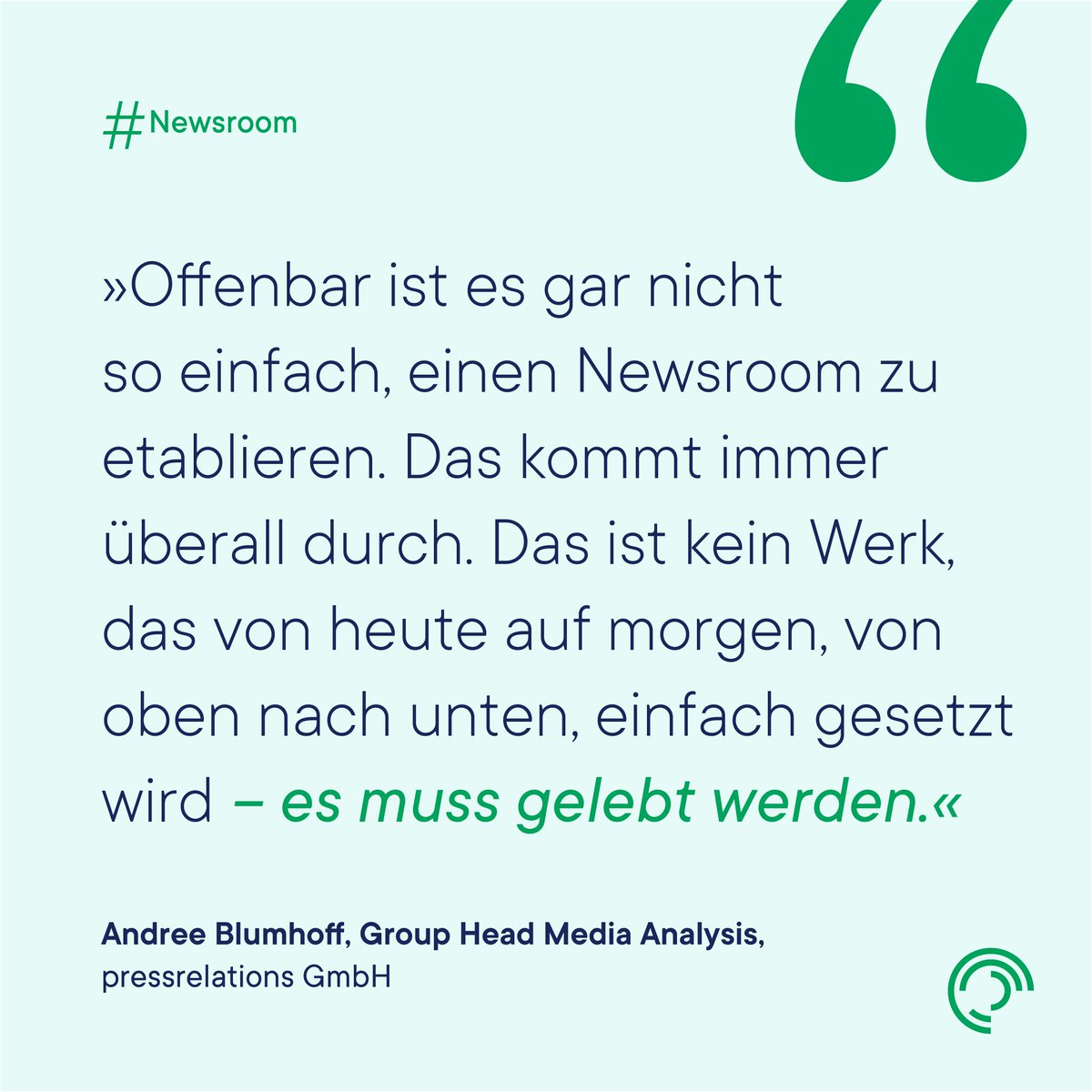 Du möchtest wissen, ob ein #CorporateNewsroom auch für dein Unternehmen in Frage kommt? In dieser Folge von StoryRadar erläutert Andree Blumhoff die Besonderheiten und Vorteile. 

Jetzt reinhören 👇
pressrelations.news/podcast-newsro…

#podcast #storytelling #newsroom #pressrelations
