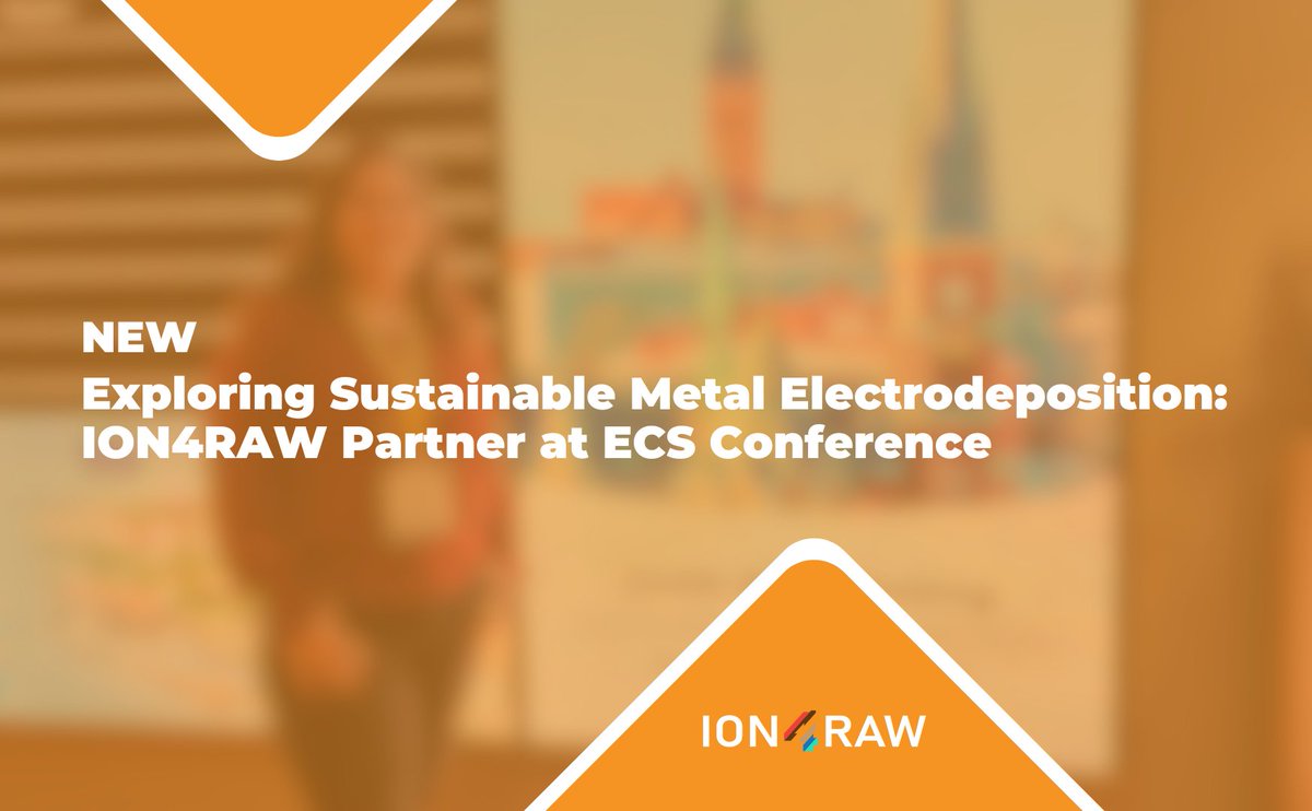 🌟ION4RAW Partner Gøril Jahrsengenefrom <a href="/SINTEF/">SINTEF</a> recently presented her research on "Electrochemical Investigations of Ag and Bi" at the ECS Conference in Gothenburg.

Learn more about her insightful presentation and the event in our latest article! 👉ion4raw.eu/2023/10/30/exp…