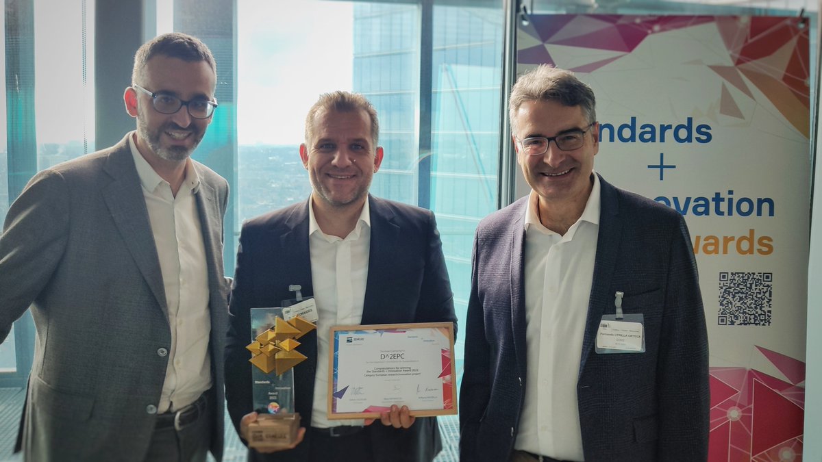 D2EPC (@d2epc) on Twitter photo 🏆<a href="/D2Epc/">D2EPC</a> #won the <a href="/Standards4EU/">CEN and CENELEC</a> S + I #Awards in the category “#Project award”.
⚒ <a href="/D2Epc/">D2EPC</a> created a permanent #standardisation WG dealing with #operational energy performance assessment.
<a href="/CHRONICLEheu/">Chronicle Project</a> <a href="/SmartLivingEPC/">SmartLivingEPC</a> #NextGeneration #EPC #cluster
🔗d2epc.eu/en/news-events… 🏆<a href="/D2Epc/">D2EPC</a> #won the <a href="/Standards4EU/">CEN and CENELEC</a> S + I #Awards in the category “#Project award”.
⚒ <a href="/D2Epc/">D2EPC</a> created a permanent #standardisation WG dealing with #operational energy performance assessment.
<a href="/CHRONICLEheu/">Chronicle Project</a> <a href="/SmartLivingEPC/">SmartLivingEPC</a> #NextGeneration #EPC #cluster
🔗d2epc.eu/en/news-events…