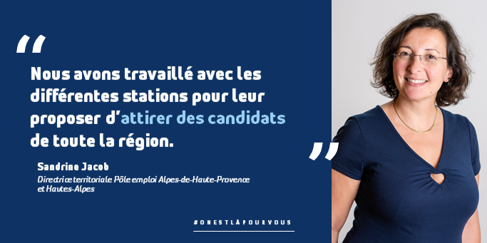 📣Les stations des Alpes du Sud recrutent pour la saison d’hiver #AvecPôleEmploi (+ de 800 postes). "Les employeurs se sont mobilisés pour accueillir de nouveaux saisonniers, notamment en offrant des possibilités d’hébergement" explique @sandrinejacobPE 🔎 pole-emploi.org/regions/proven…