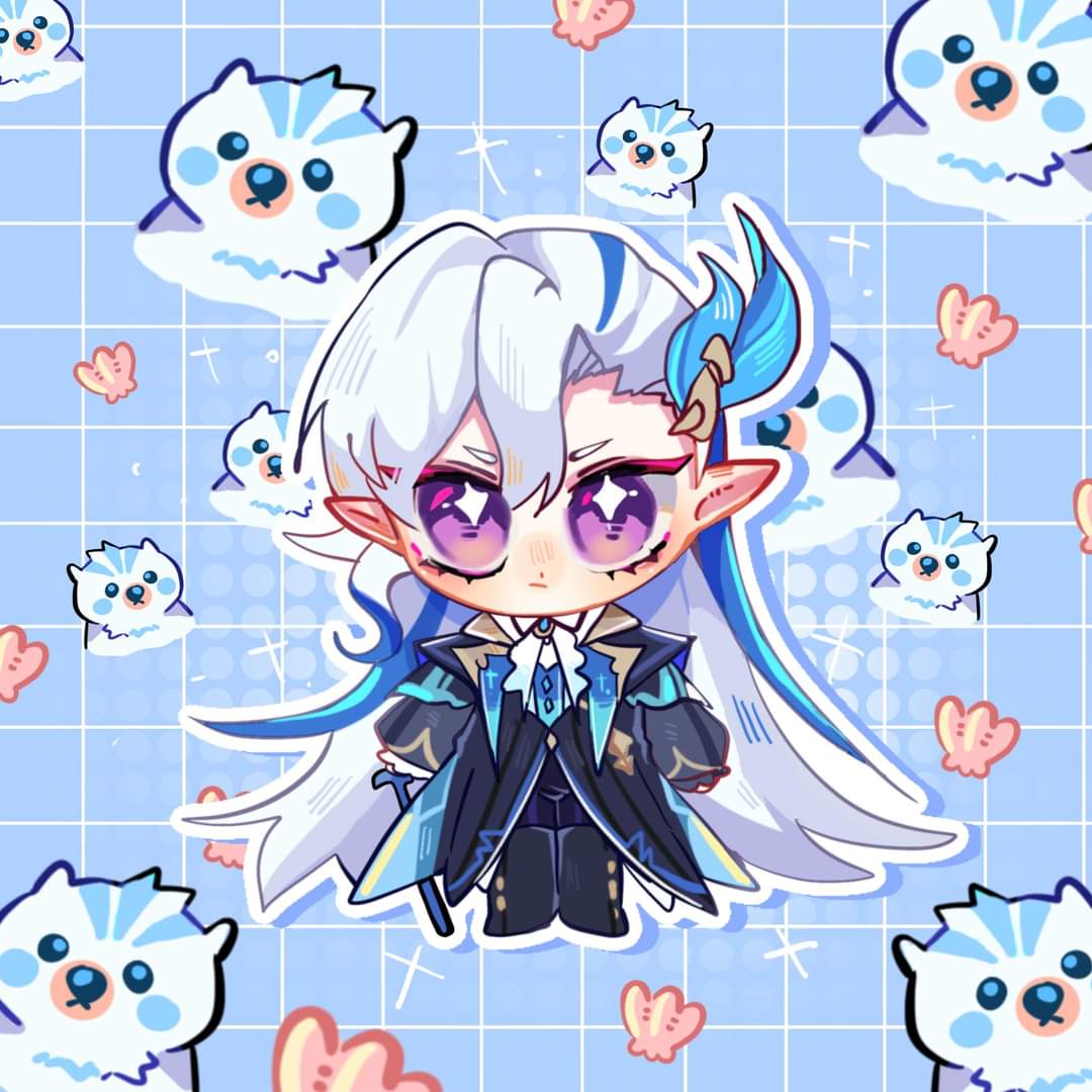 HingHrhine's tweet photo. Cute bb🥹💗

#Wriothesley #Neuvillette #Wriollette  #GenshinImpact https://t.co/9Uj2DZevt0