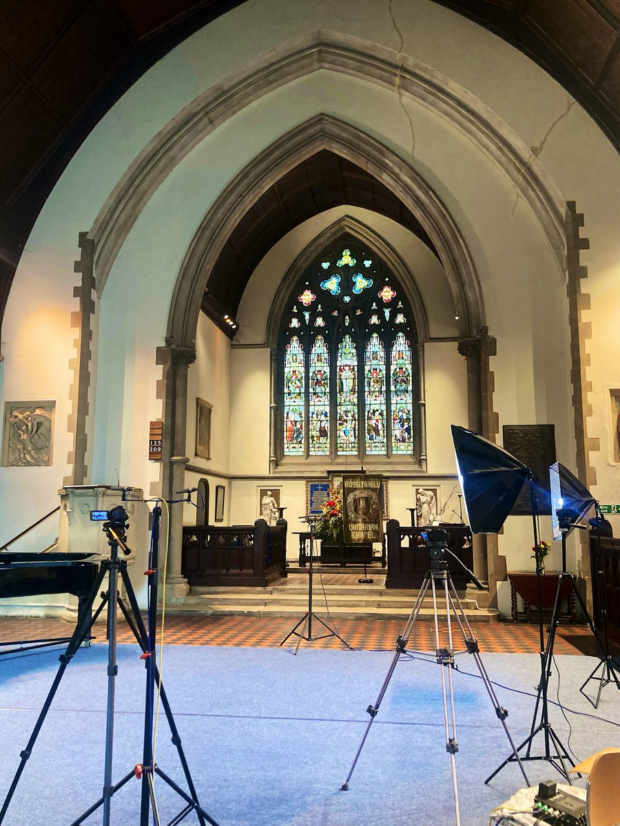 HoxaMusic's tweet image. Great video opera sessions at Rosslyn Chapel with Kate Milner Evans and Richard Peirson making the acoustic bloom :) #ClassicalMusic #schoeps #sounddevices