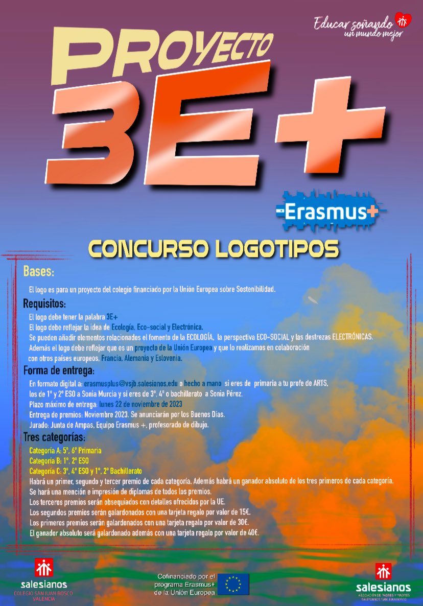 Lanzamos el concurso de logotipos del proyecto erasmus Plus 🙌🏻

#erasmusPlus 
<a href="/sepiegob/">SEPIE</a>