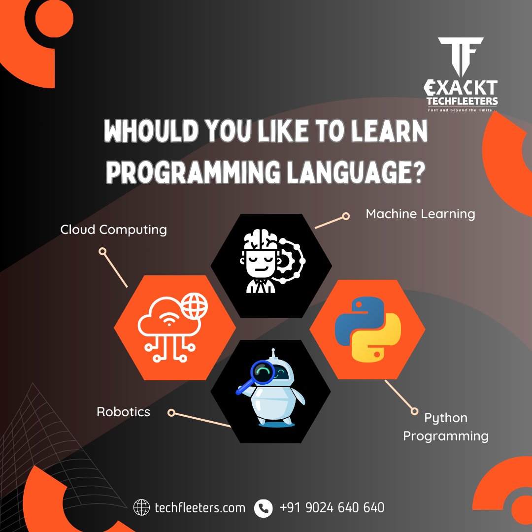 ExacktTech's tweet image. &quot;When you speak the language of code, you speak the language of innovation. 🗣️💡 #CodingCulture #Learning #ProgrammingLanguage #exackt #exackttechfleeters #teamwork #viralpost