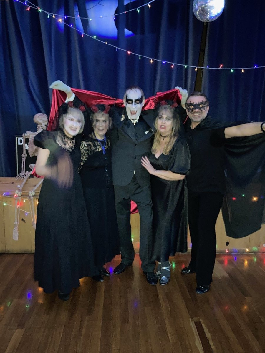 Even the skeleton was scared of the wonderful monsters at our Halloween Party!!