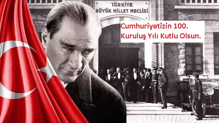 Cumhuriyetimizin 100. Kuruluş Yıl Dönümünü Coşkuyla Katladık
Cumhuriyetimizin 100. kuruluş yıl dönümü tüm yurdumuzda olduğu gibi, ilçemizde de coşku ile kutlandı.