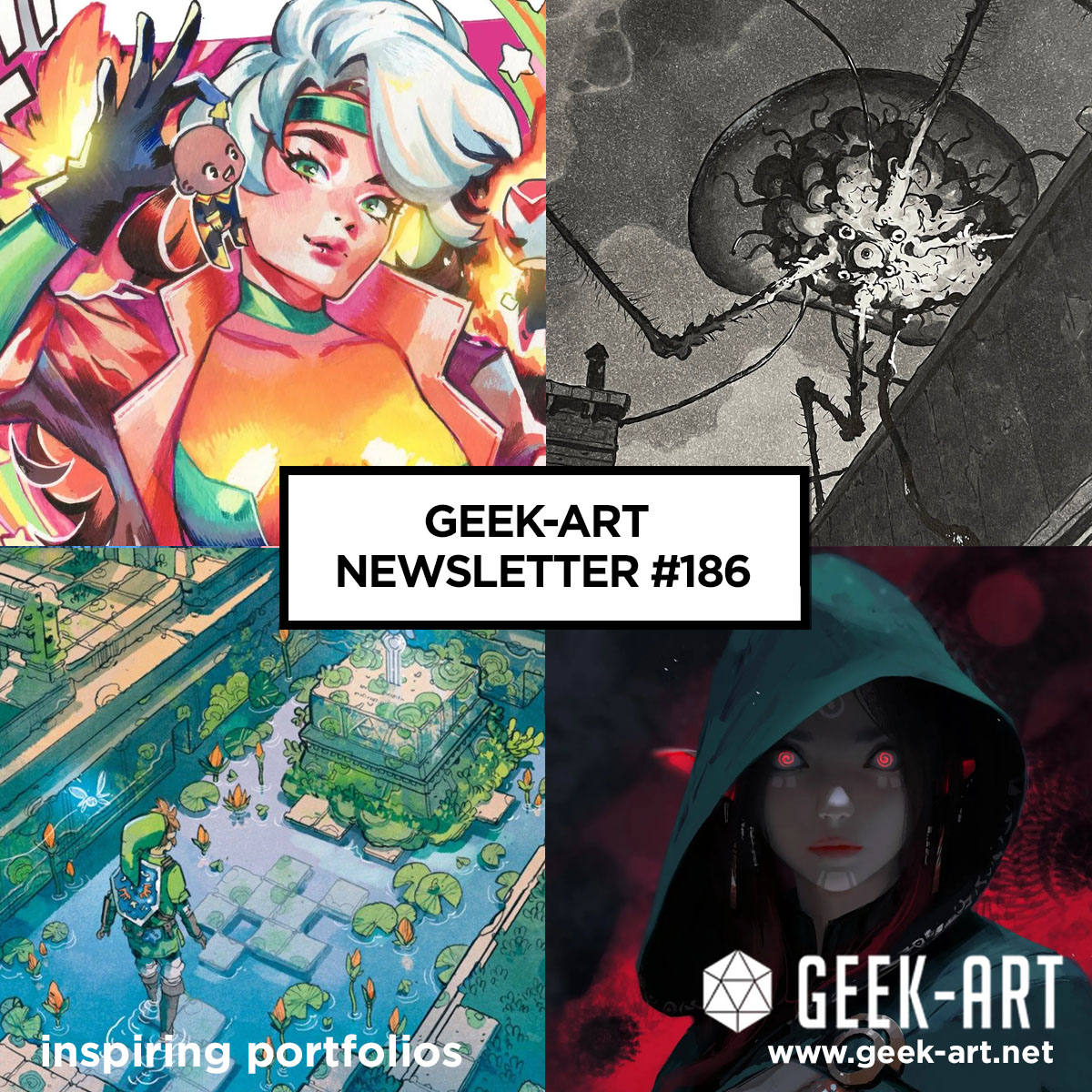 [GEEK-ART NEWSLETTER #186]
FR// Cette semaine dans #geekart : superhéros, fantasy &amp; cyberpunk. Et + d'infos sur le tirage d'art de <a href="/MathieuBablet/">Mathieu Bablet</a>  avec <a href="/CauretteBD/">Caurette Editions</a> ! Abo via le lien en bio ;)
ENG// New Geek-Art portfolios just dropped ! Subscribe via the link in bio!