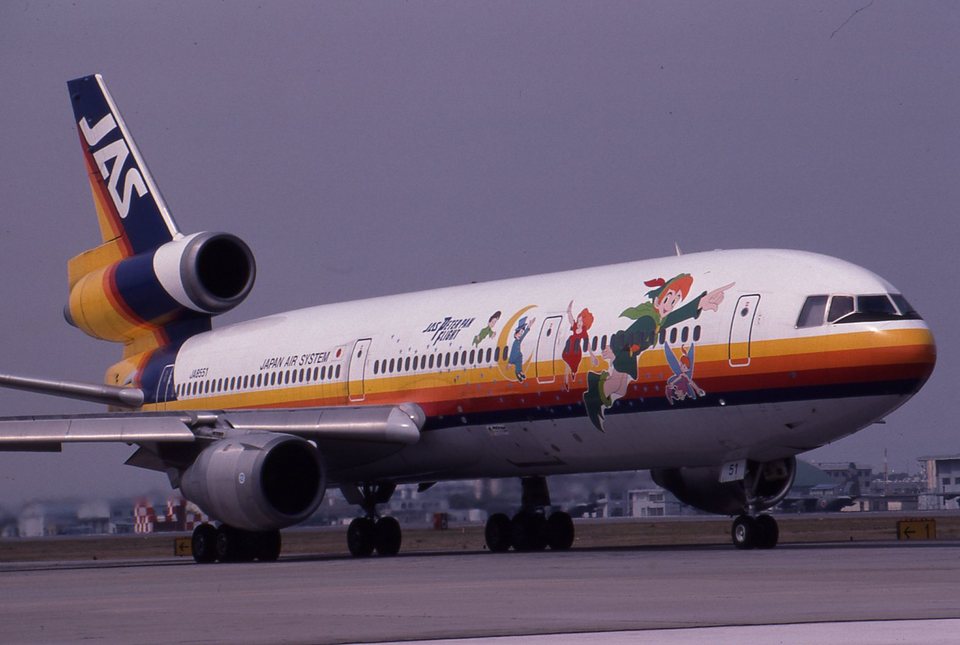 JAS 日本エアシステム DC-10-30 ピーターパン JA8551(希少!!1 JAS 日本エアシステム DC-10-30 ピーターパン JA8551(希少!!1