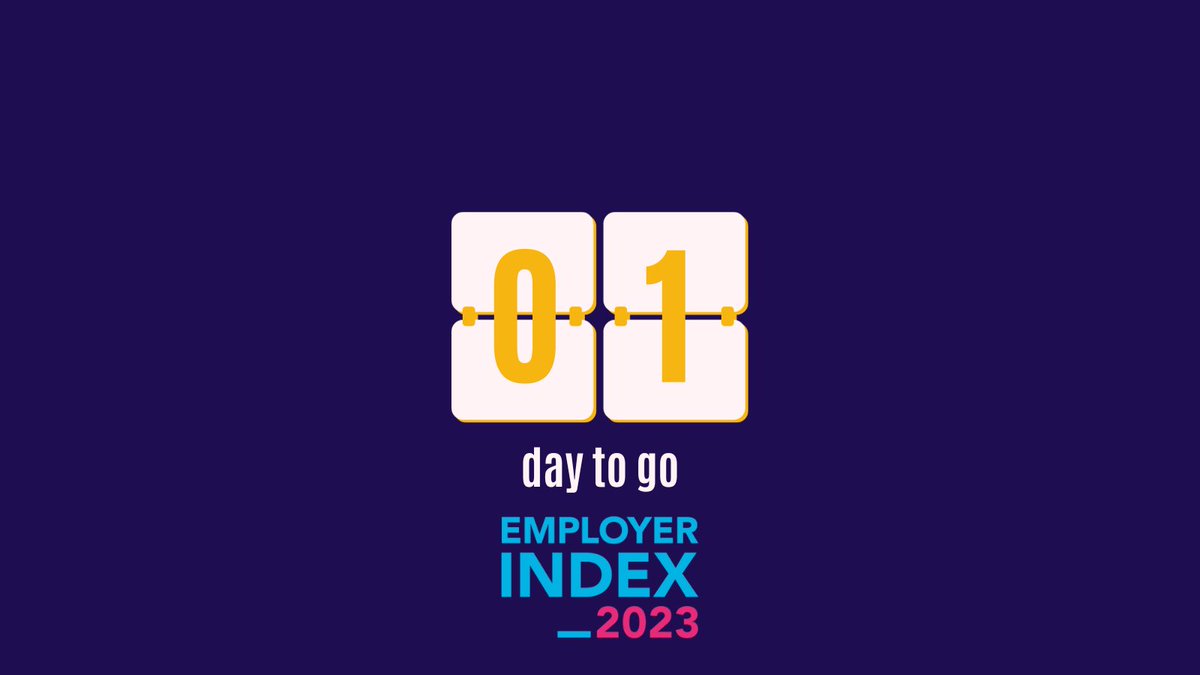 The countdown is on to the launch of the Employer Index Report 2023. 📆

Tomorrow we’ll announce the top 75 employers taking the lead on improving socioeconomic diversity in their workplaces.

Find out more ⤵️

socialmobility.org.uk/employerindex

#SMFIndex23