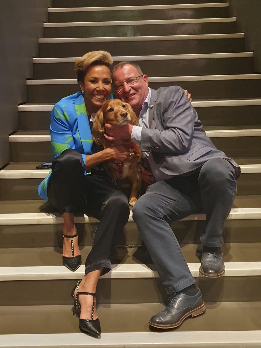 So proud to welcome @DameKellyHolmes as an Ambassador for our charity! A double gold Olympic legend, Veteran and an inspirational mental health champion! She is pictured with Martin and Ollie. We are honoured to have the support of such an iconic Veteran and personality! 🥰🐾