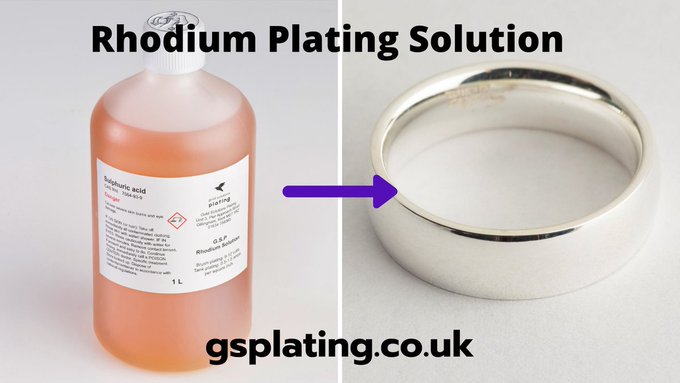 Gold Solutions Plating on X: Heres's our G.S P Rhodium Plating Solution  for jewellers. A beautiful bright-white finish ideal for plating rings,  chains, pendants, earrings, brackets and more! Bottle sizes start at